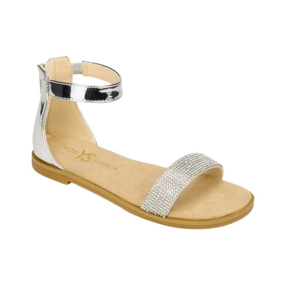Yosi Samra Miss Cambelle Crystal Sandal, Metallic